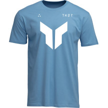 Iconic T-Shirt — 2XL, White, Light Blue