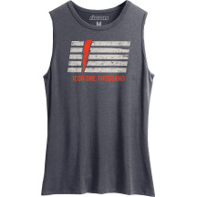 Top de tirantes Invasion Stripe™ para mujer — S, gris