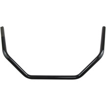 Manillar de 1" — abrazadera 25,4 mm, 73,5 cm ancho, 16,5 cm subida, negro brillante