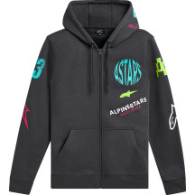Variegate Zip Hoodie