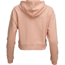 Women's Iconic Pullover Crop Hoodie — M, Pink