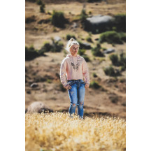 Sudadera corta con capucha Iconic para mujer — L, rosa