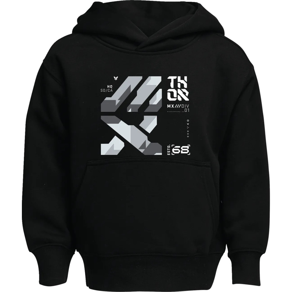 Youth Forge Pullover Hoodie — XL, Black
