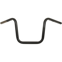 1" Handlebar — 25.4 mm clamp, 69 cm width, 23.5 cm rise, Gloss Black