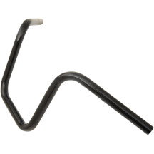 1" Handlebar — 25.4 mm clamp, 69 cm width, 23.5 cm rise, Gloss Black