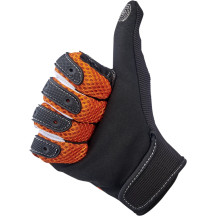 Anza Gloves — XS, Orange, Black