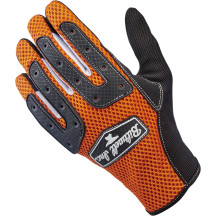 Anza Gloves — XS, Orange, Black