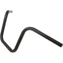 Manillar de 1" — abrazadera 1", ancho 27-1/4", alzada 9-1/4", negro mate