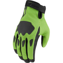 Hooligan™ CE Gloves — XL, Green, Black