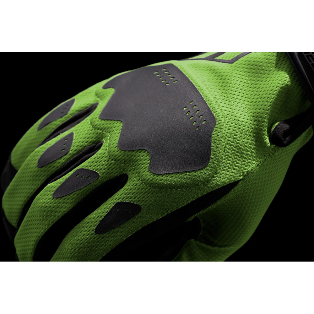 Hooligan™ CE Gloves — 3XL, Green/Black