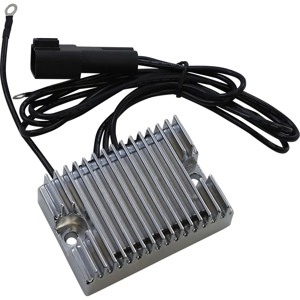 Regulador de voltaje premium — 12V, 32A, cromado