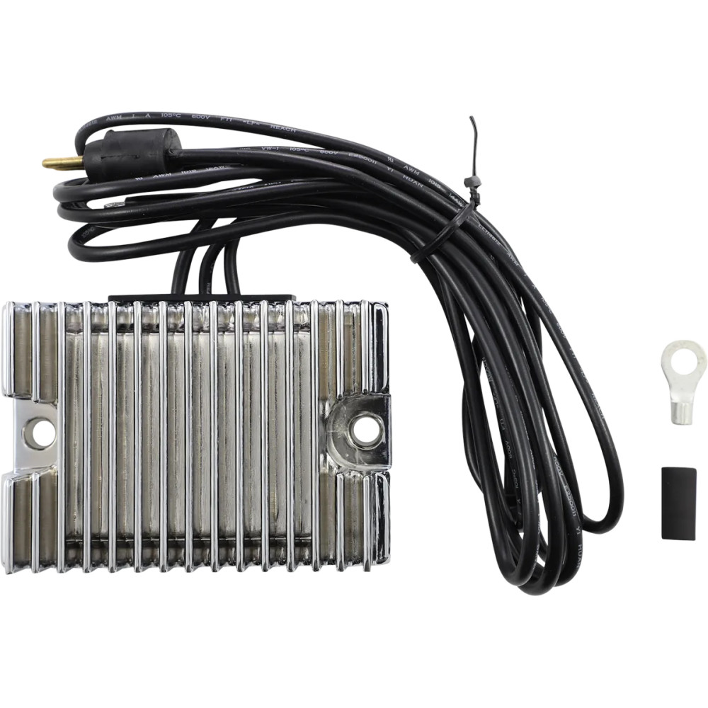 Premium Voltage Regulator — 12 V, 19 A, Chrome