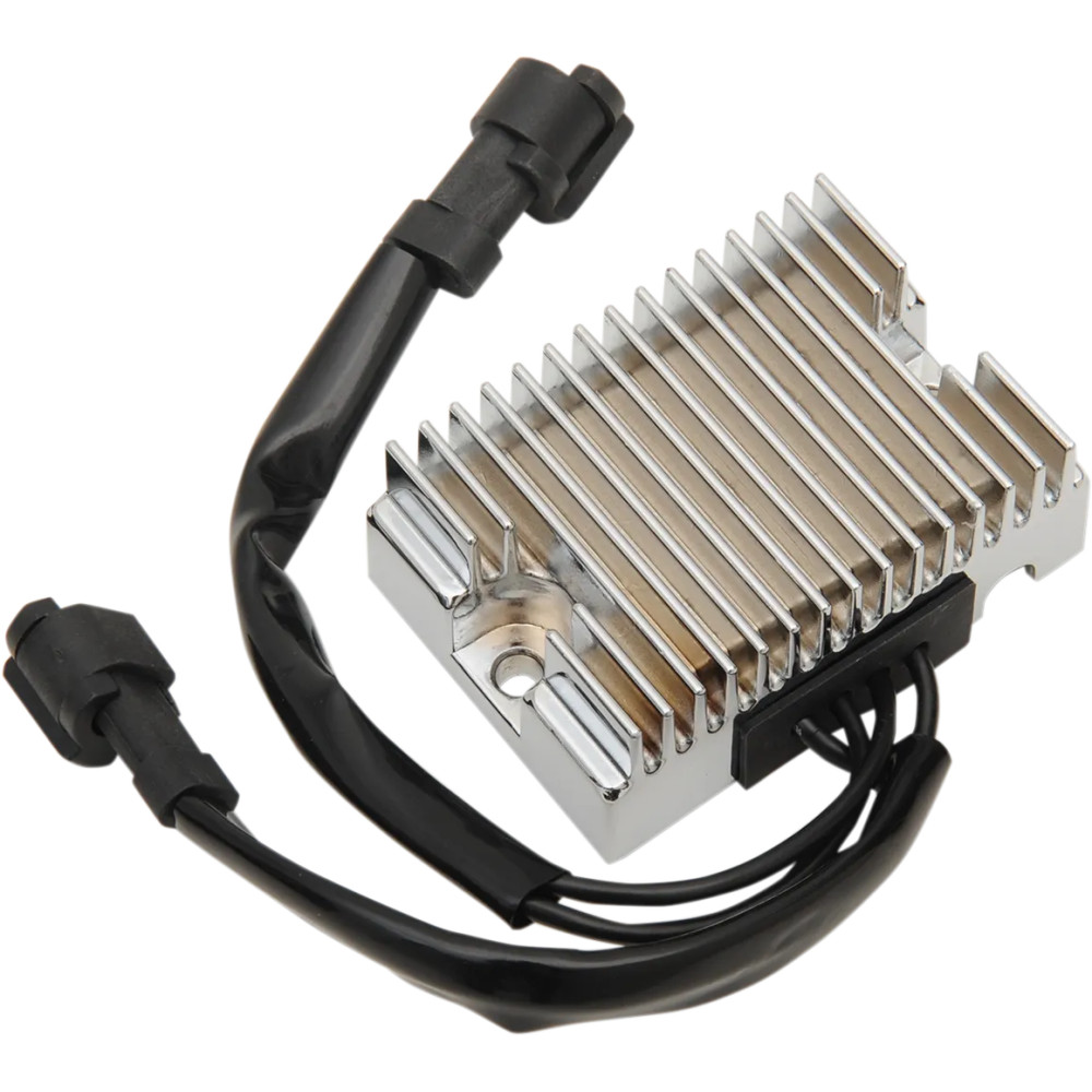 Regulador de voltaje Premium — 12V 32A, Cromo