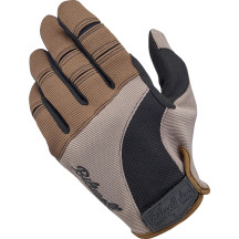 Guantes Moto — Talla S, Marrón, Negro