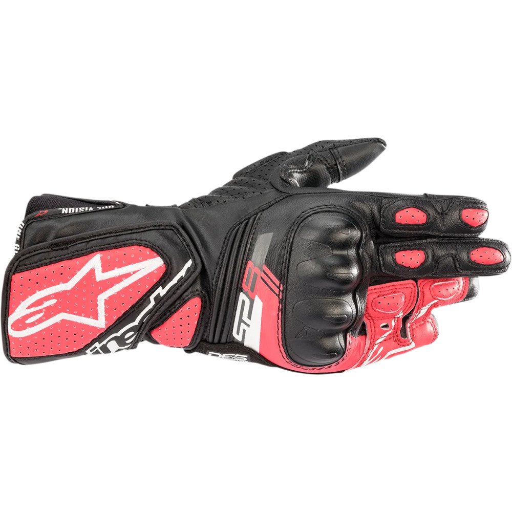 Stella SP-8 V3 Gloves — Women's, Size M, Long cuff, Pink, Black