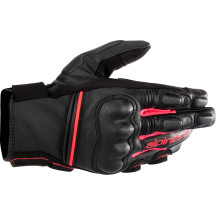 Stella Phenom Leather Air Gloves — Size S, Pink/Black
