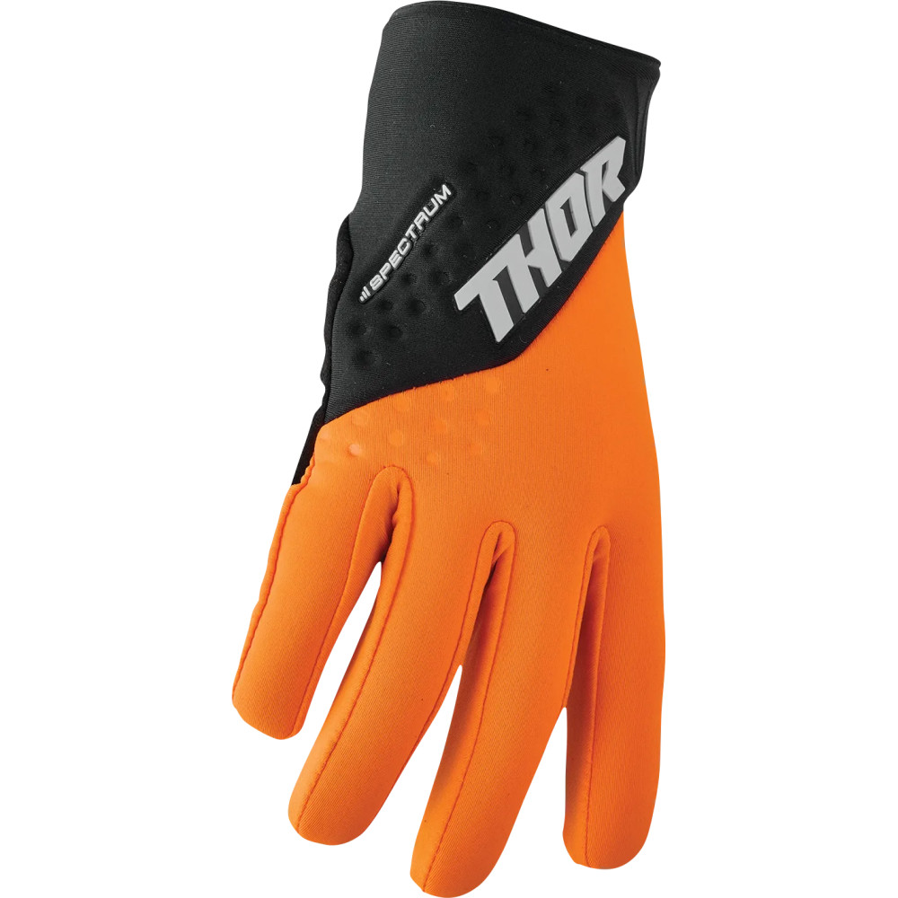 Spectrum Cold Weather Gloves — Size L, Orange/Black