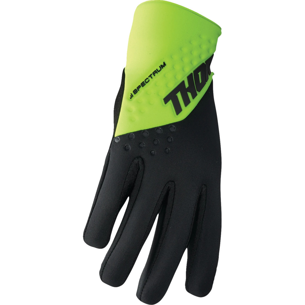 Guantes Spectrum para clima frío — L, para hombre, ácido/negro
