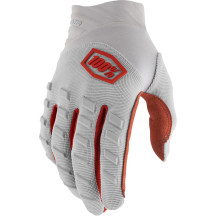 Guantes Airmatic — Talla S, plata, naranja