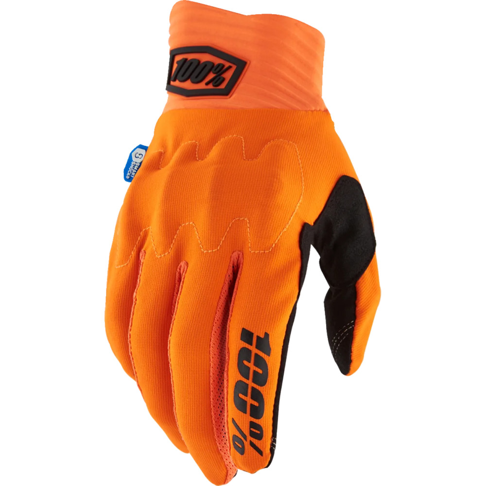 Guantes Cognito Smart Shock — Talla M, Naranja fluorescente