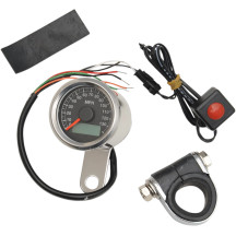 Programmable Mini Electronic Speedometer with Odometer/Tripmeter