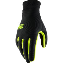 Guantes Brisker Xtreme — L, Amarillo fluorescente/Negro