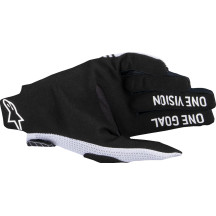 Radar Pro MX Gloves — 2XL, White, Black