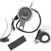 Programmable Mini Electronic Speedometer with Odometer/Tripmeter