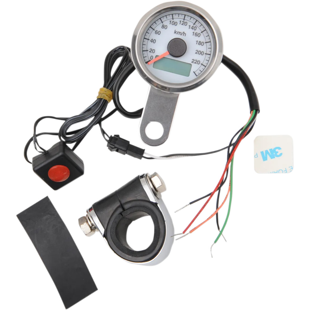 Programmable Mini Electronic Speedometer with Odometer/Tripmeter