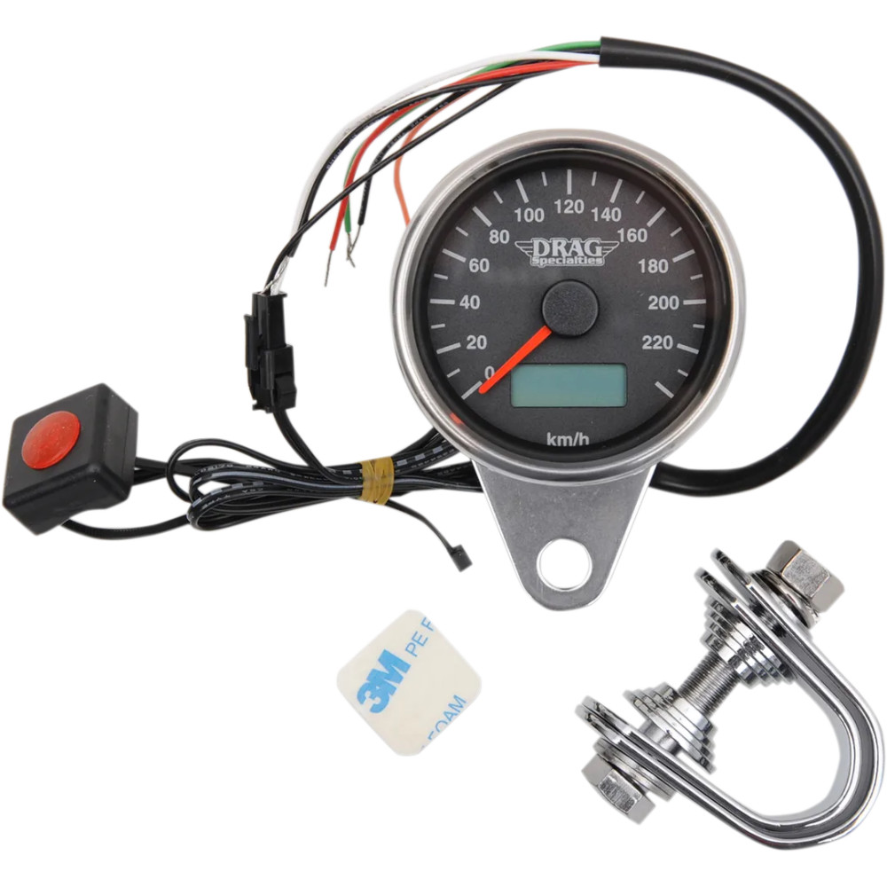 Velocímetro Electrónico Mini Programable con Odometría/Medidor de Viaje