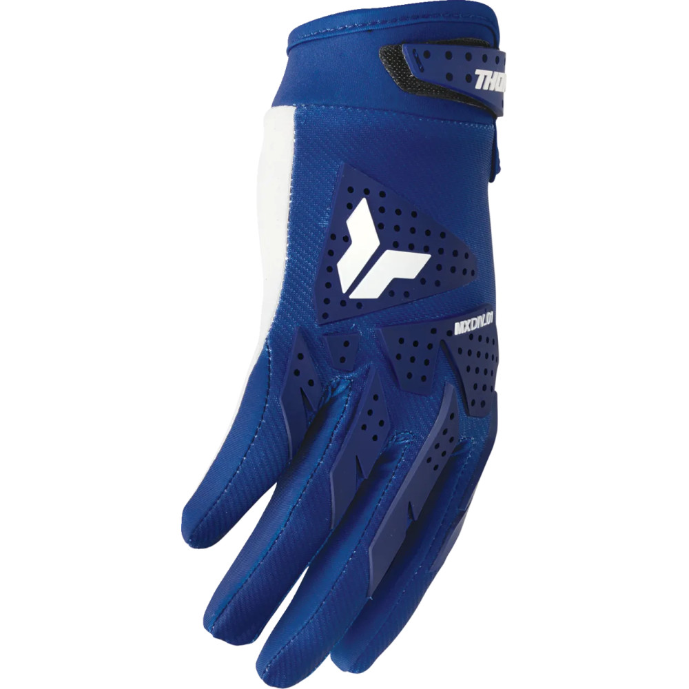 Launchmode XP Guantes — M, Azul, Blanco, Azul marino