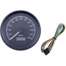 Velocímetro universal — mph, negro