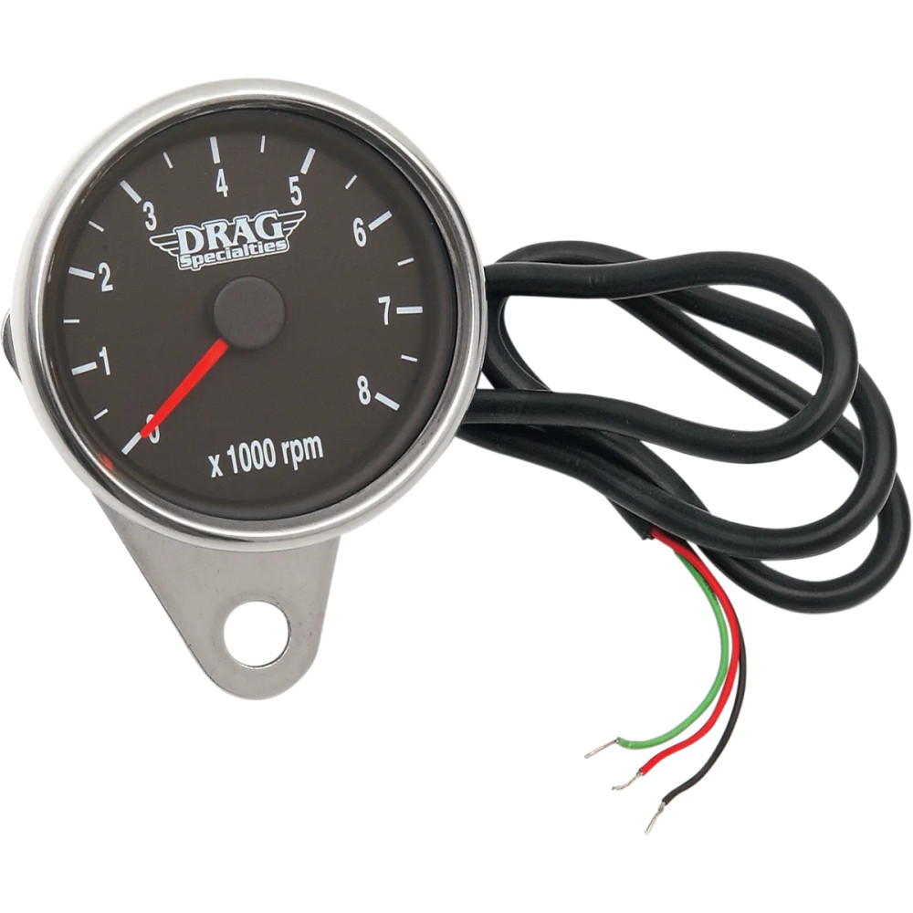 2.4" Mini Electronic 8000 RPM Tachometer — 61 mm, Black