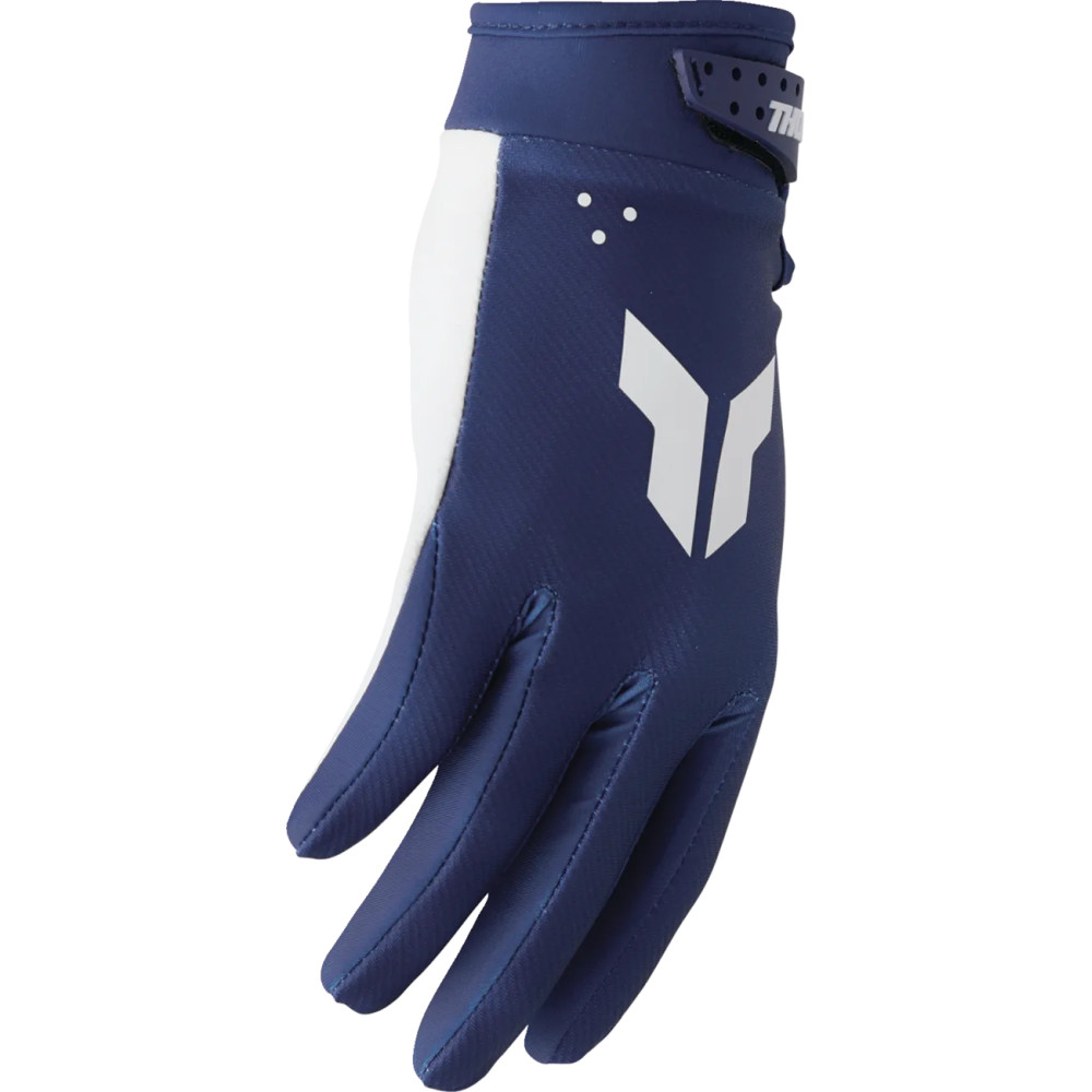 Guantes Launchmode — XS, Hombre, Puño corto, Azul, Blanco, Azul marino