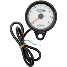 Tacómetro electrónico mini 2,4" 8,000 rpm — 61 mm, 0–8,000 rpm