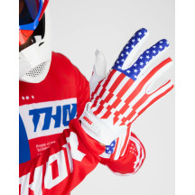 Launchmode Guantes — XL, Rojo, Blanco, Azul