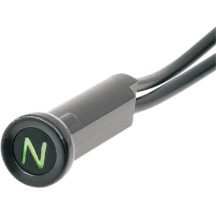 Luz indicadora Snap-In — 0.3" de diámetro, lectura verde