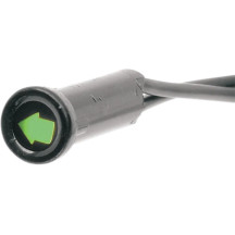 Snap-In Indicator Light — 0.3" diameter, black