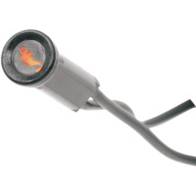 Snap-In Indicator Light — 0.3\" (7.6 mm), Oil Pressure, Red