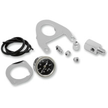Kit de medidor de presión de aceite — 4,13 cm, 4,14 bar, cromado