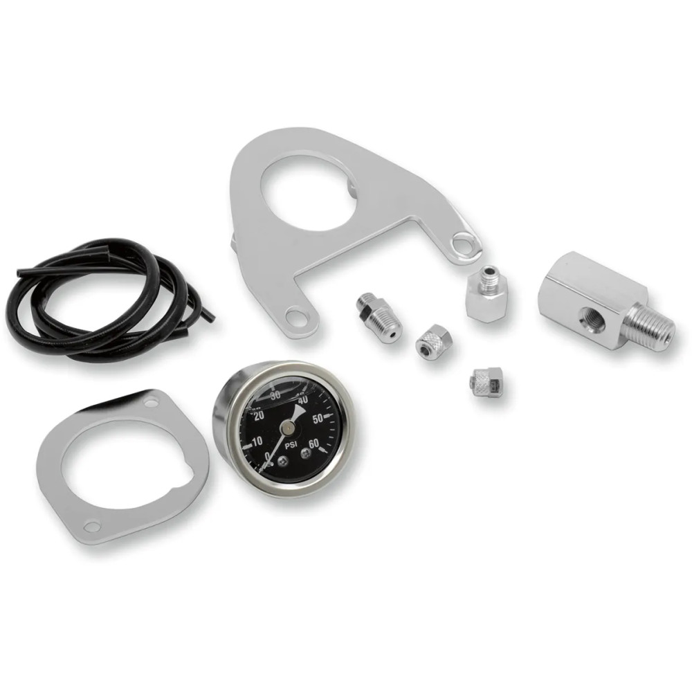 Kit de medidor de presión de aceite — 4,13 cm, 4,14 bar, cromado