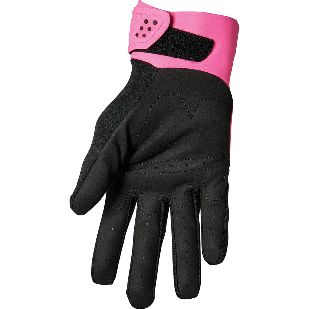Guantes Spectrum para mujer — M, rosa fluorescente