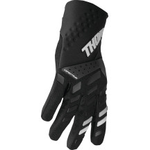 Guantes Spectrum para mujer — Talla S, Negro/Blanco