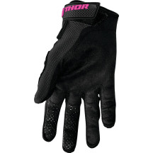 Guantes Sector para mujer — Talla L, Negro, Rosa