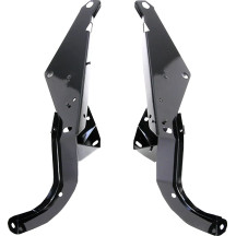 Outer Fairing Bracket — Black powder-coated
