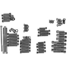 Complete Motor Bolt Kit — complete motor, black and chrome