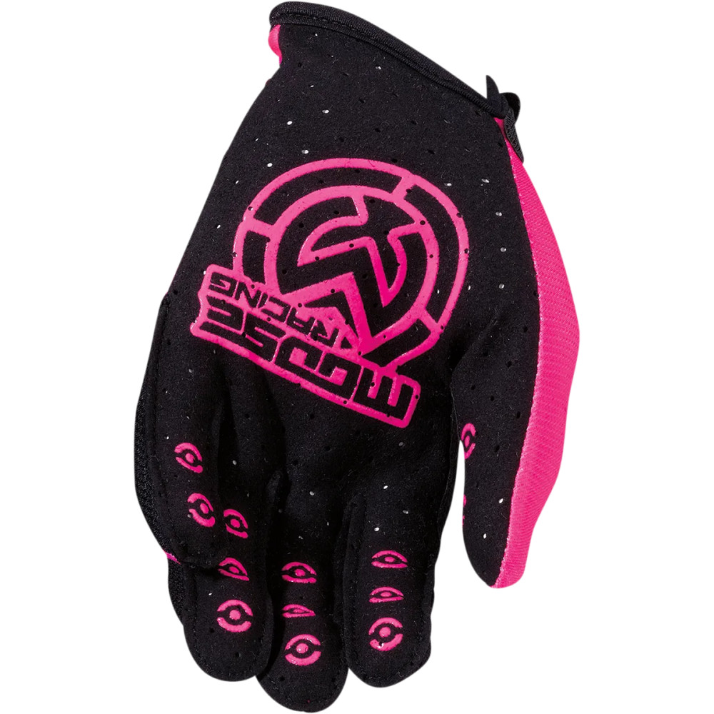 Youth SX1™ Gloves — XL, Black, Pink