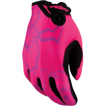 Youth SX1™ Gloves — XL, Black, Pink