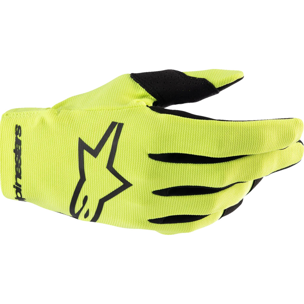 Guantes Radar para Jóvenes — Talla L, Negro, Amarillo fluorescente