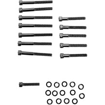 Kit de pernos para tapa de árbol de levas — Negro, cromo